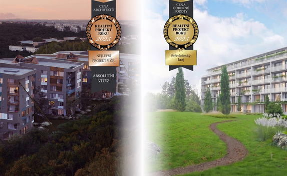 Zaměřeno na kvalitu. Hned dva projekty z portfolia Homeland získaly prestižní ocenění Realitní projekt roku 2025
