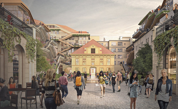 The Savarin project promises unique architecture and revitalization of a dilapidated area in the center of Prague