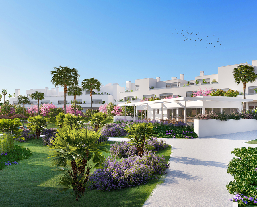 Stylish apartments in Cancelada in the attractive area of the New Golden Mile