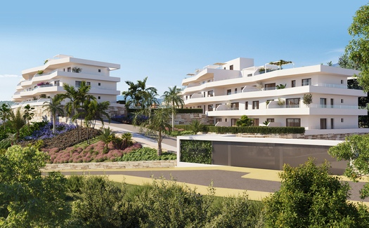 Apartments in La Gaspara with panoramic sea views