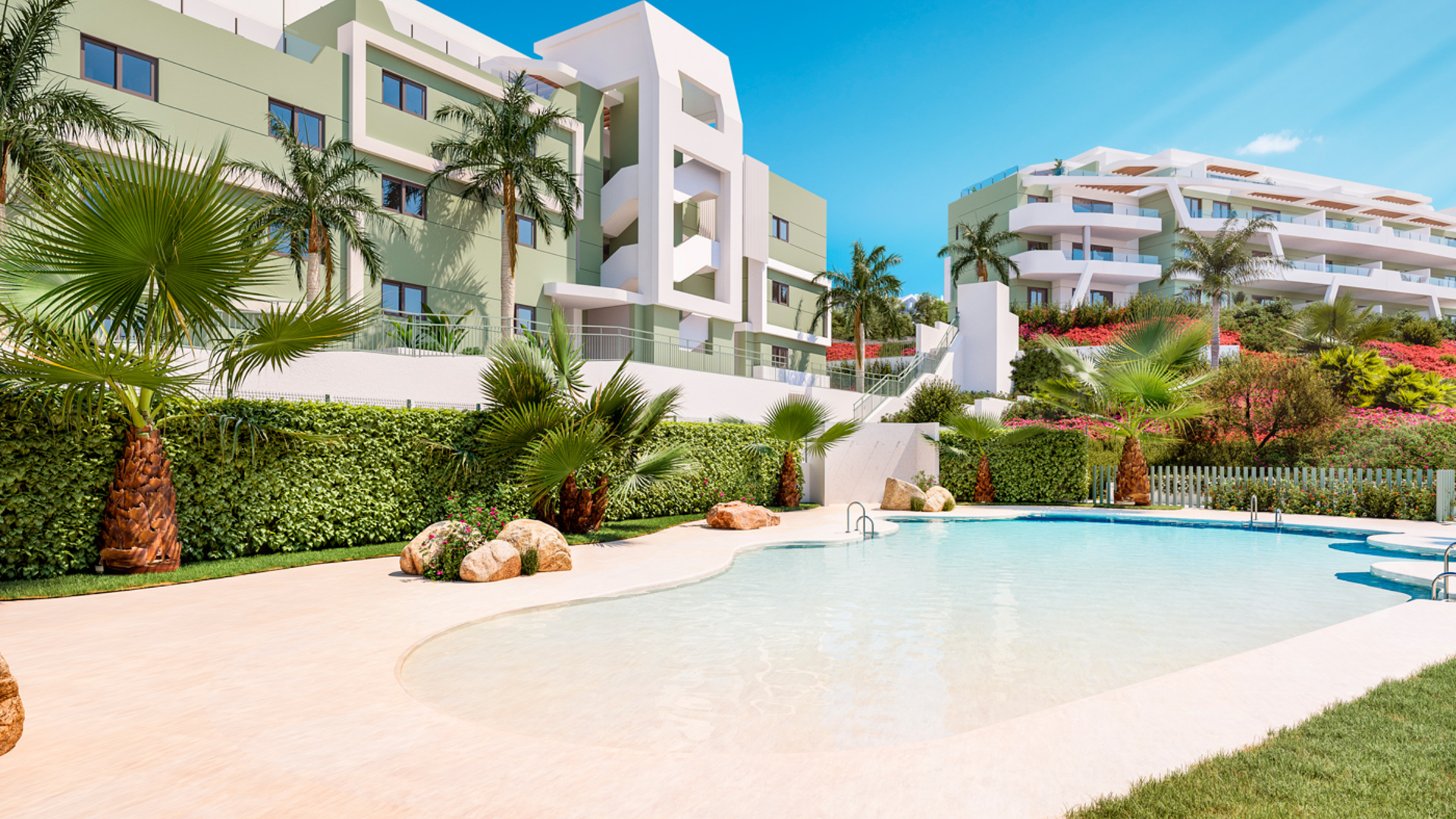 Apartments with a touch of exoticism in La Cala de Mijas