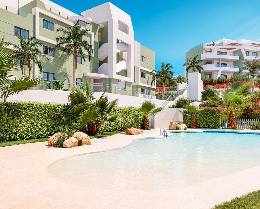 Apartments with a touch of exoticism in La Cala de Mijas