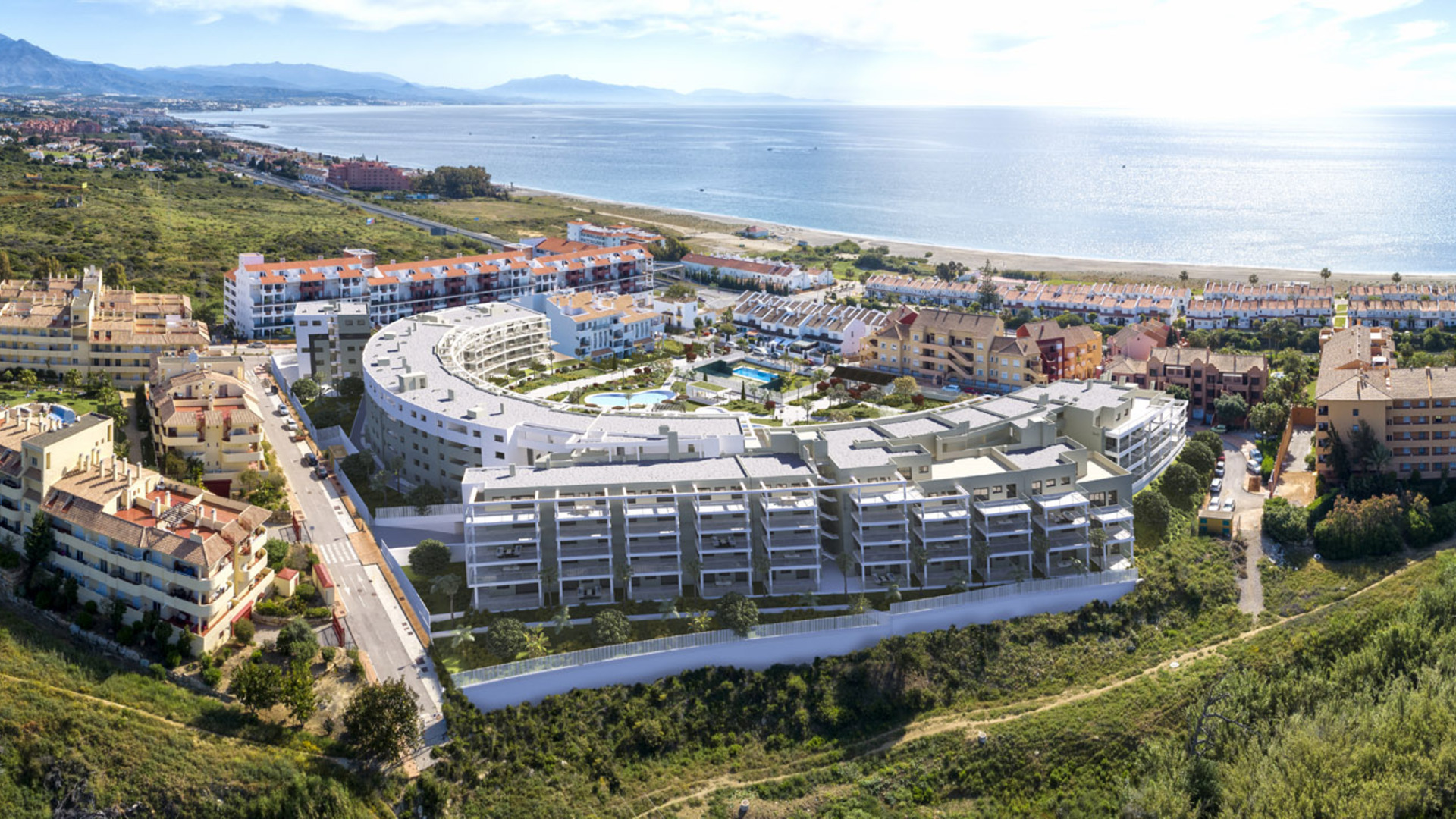 Apartments by the beach in La Duquesa
