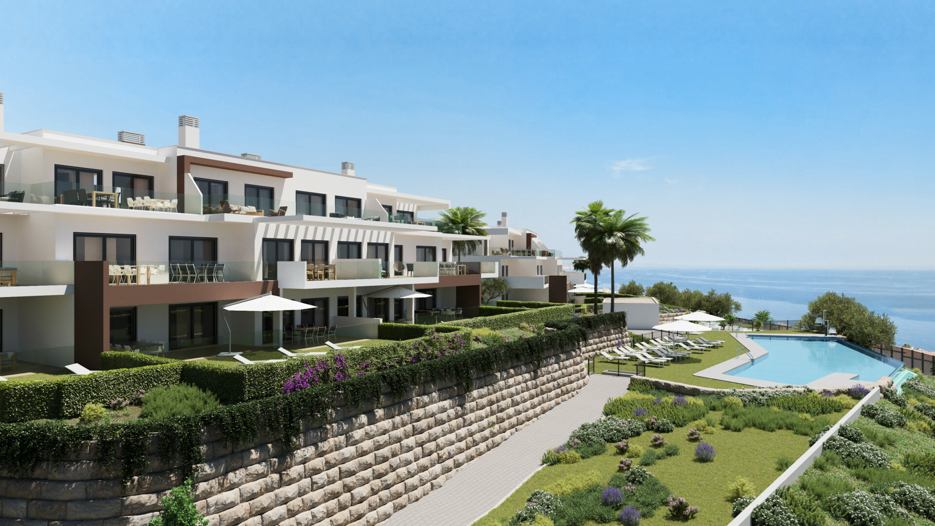 Apartment complex on the outskirts of Estepona