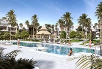 Apartments and penthouses surrounded by tropical gardens