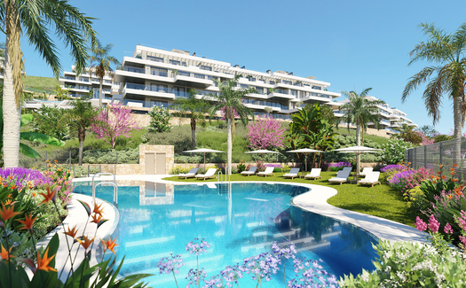 Superior residential project next to the golf course in La Cala de Mijas