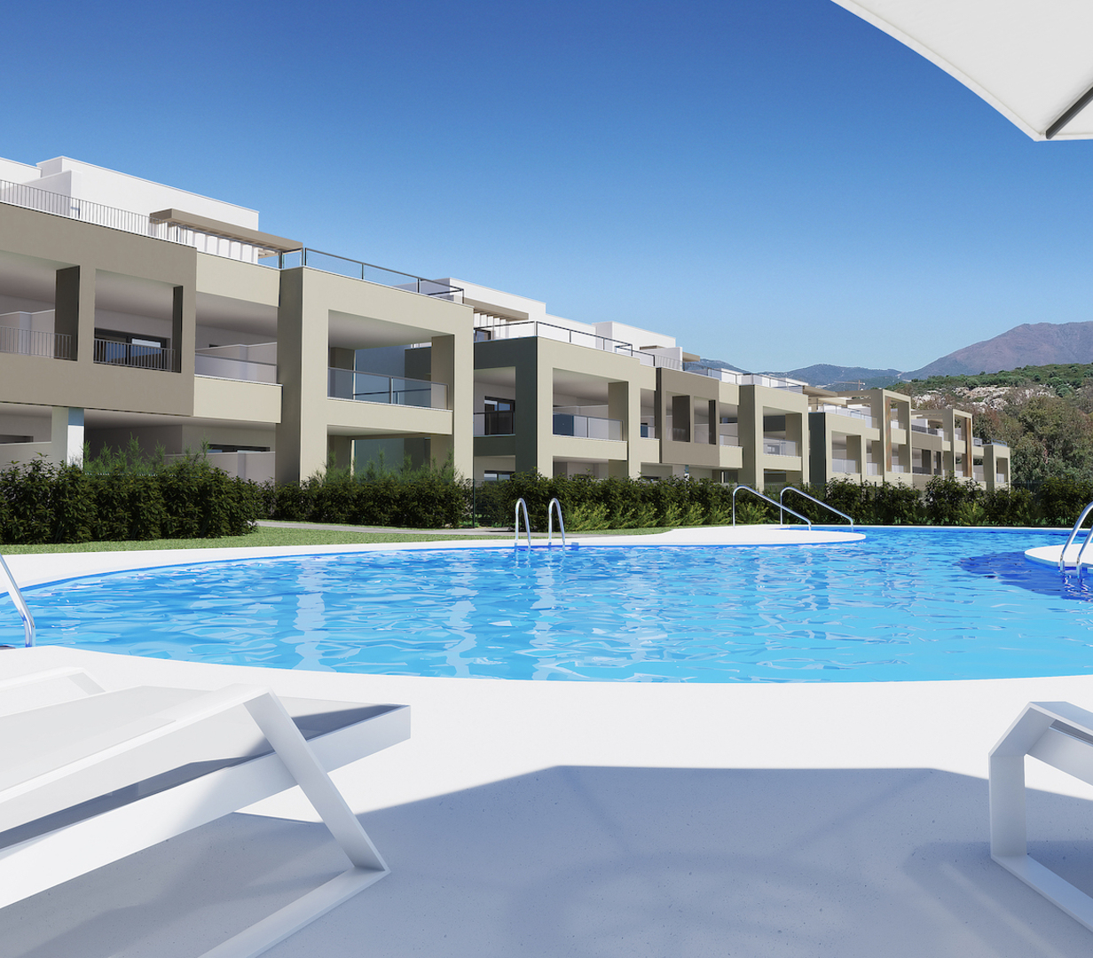 Byty u pláže na Casares Costa