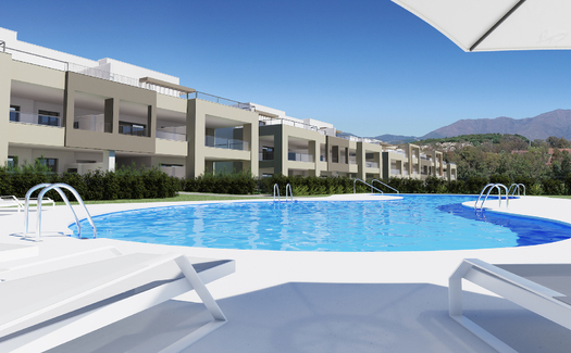 Byty u pláže na Casares Costa