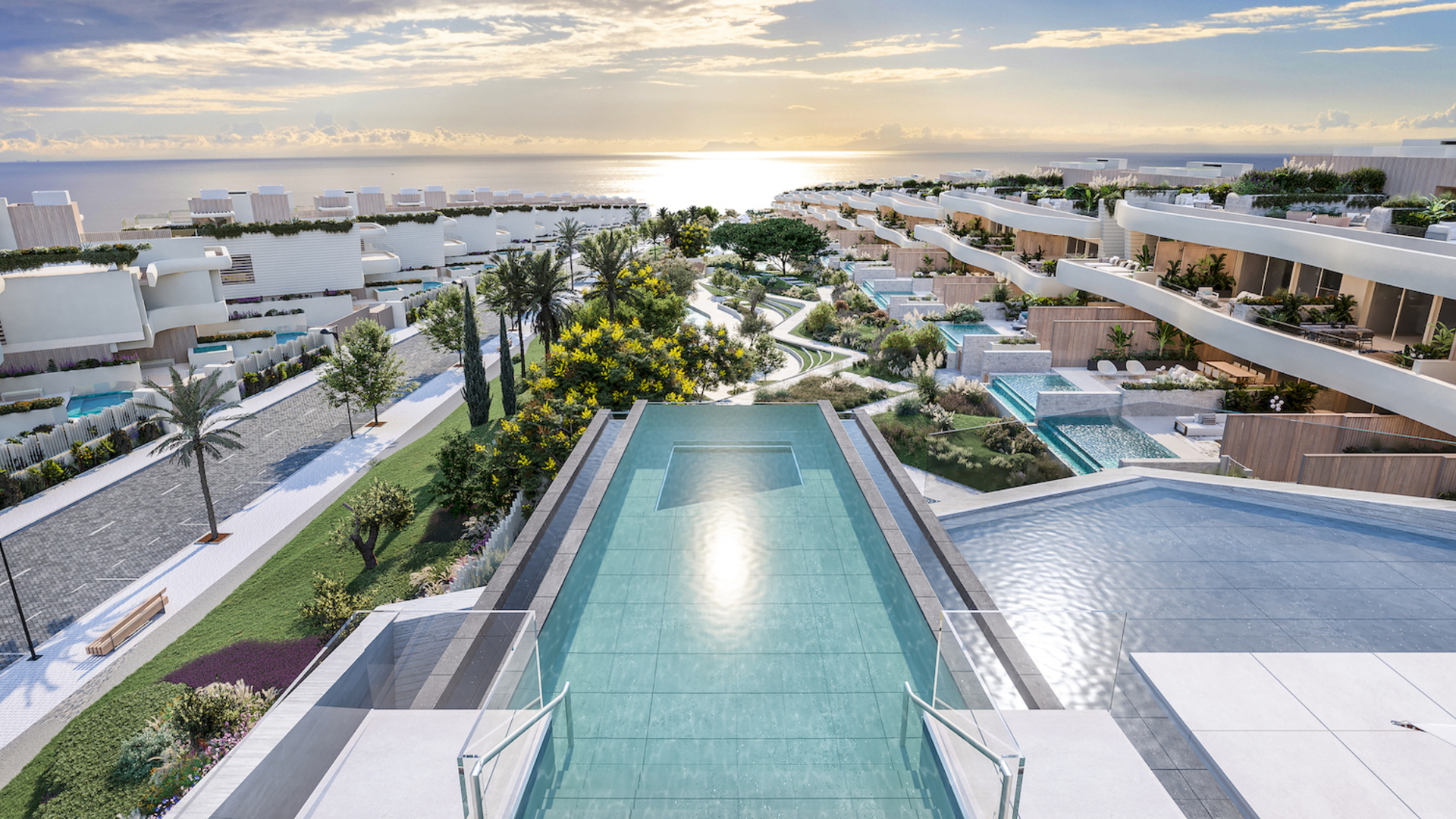 Spectacular residences on the beachfront in Marbella