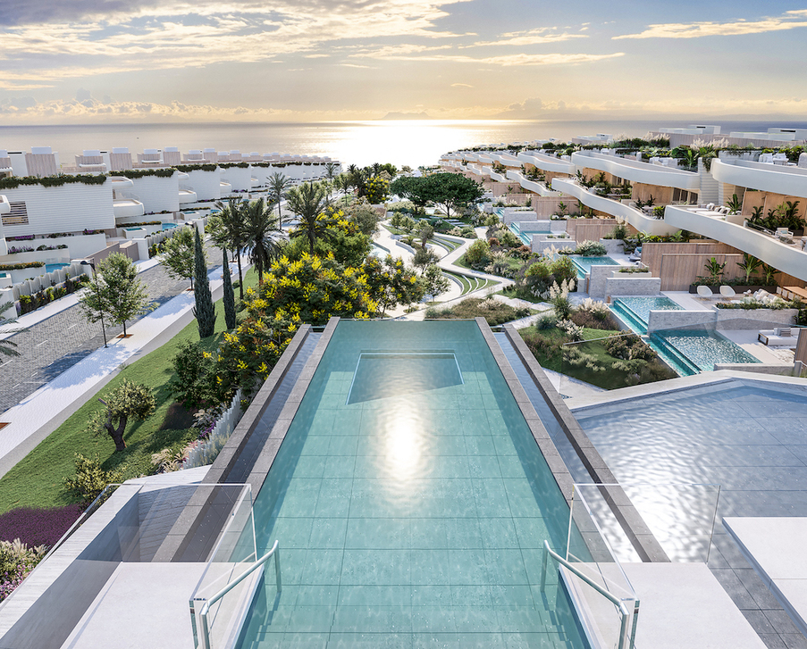 Spectacular residences on the beachfront in Marbella