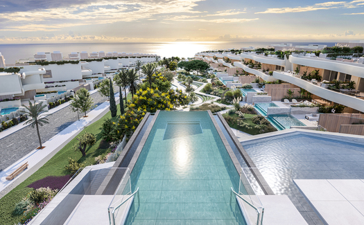 Spectacular residences on the beachfront in Marbella