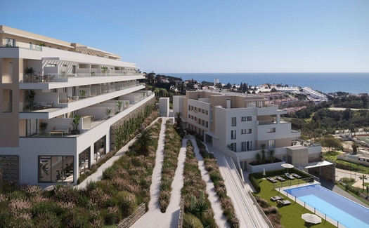 Apartments with sea views in La Cala de Mijas