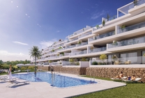 Apartments in the quiet area of La Duquesa with sea views