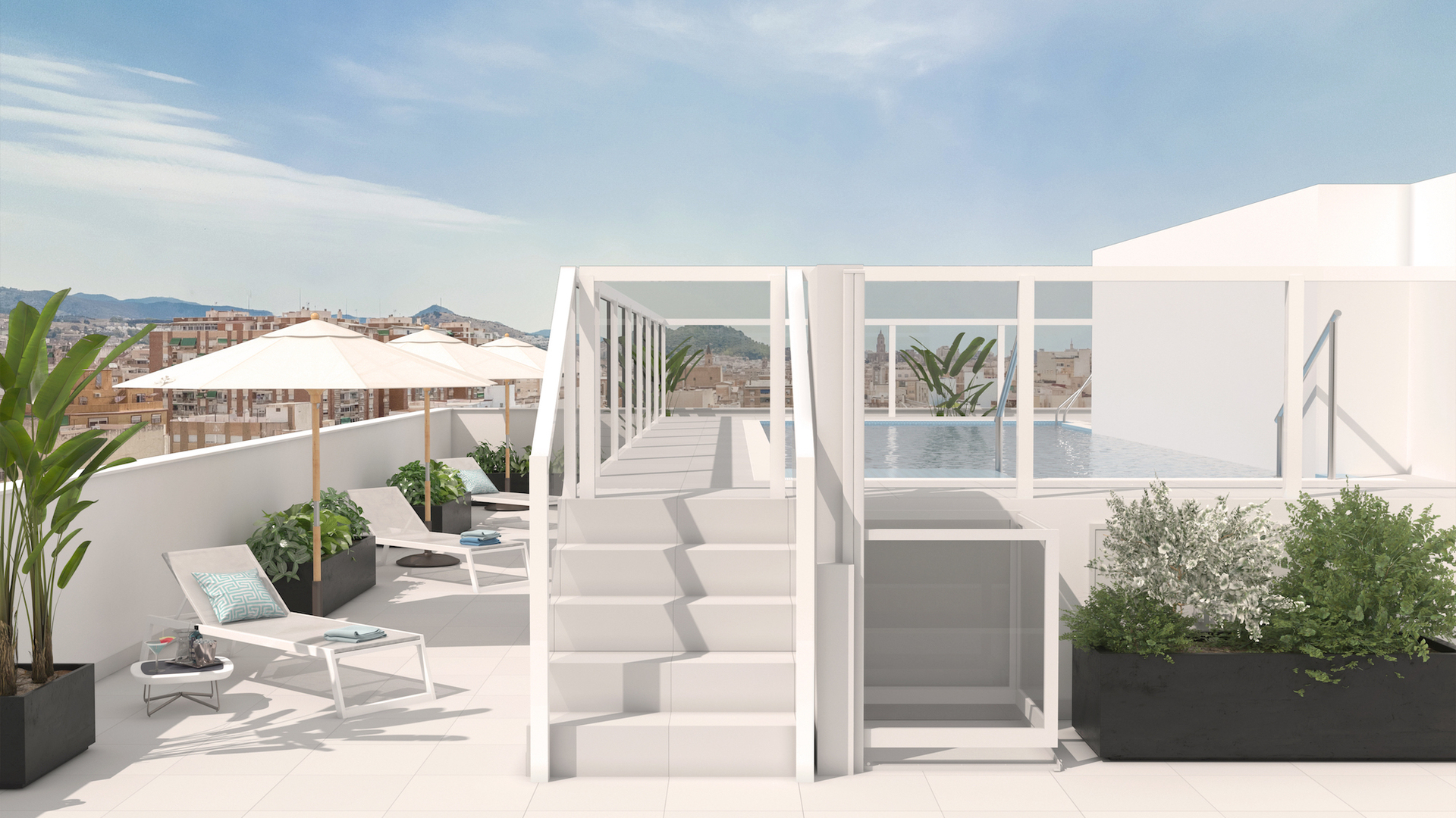 Modern apartments in the center of Malaga