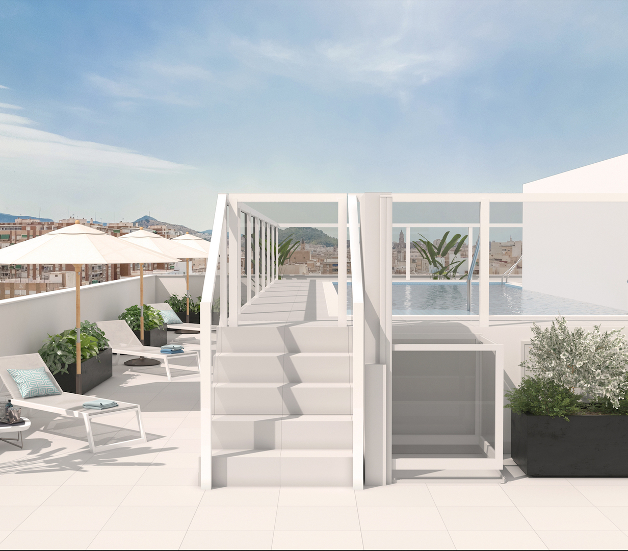Modern apartments in the center of Malaga
