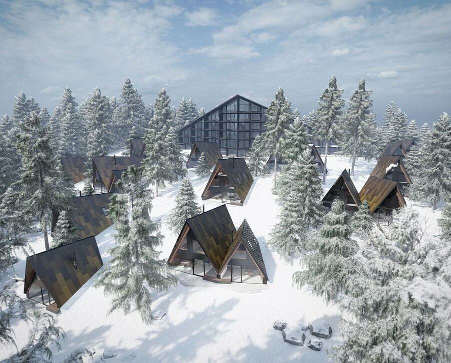 Modern ski-in, ski-out apartments and chalets in the ski world cup venue Hinterstoder in the Austrian Alps