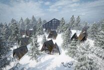 Modern ski-in, ski-out apartments and chalets in the ski world cup venue Hinterstoder in the Austrian Alps