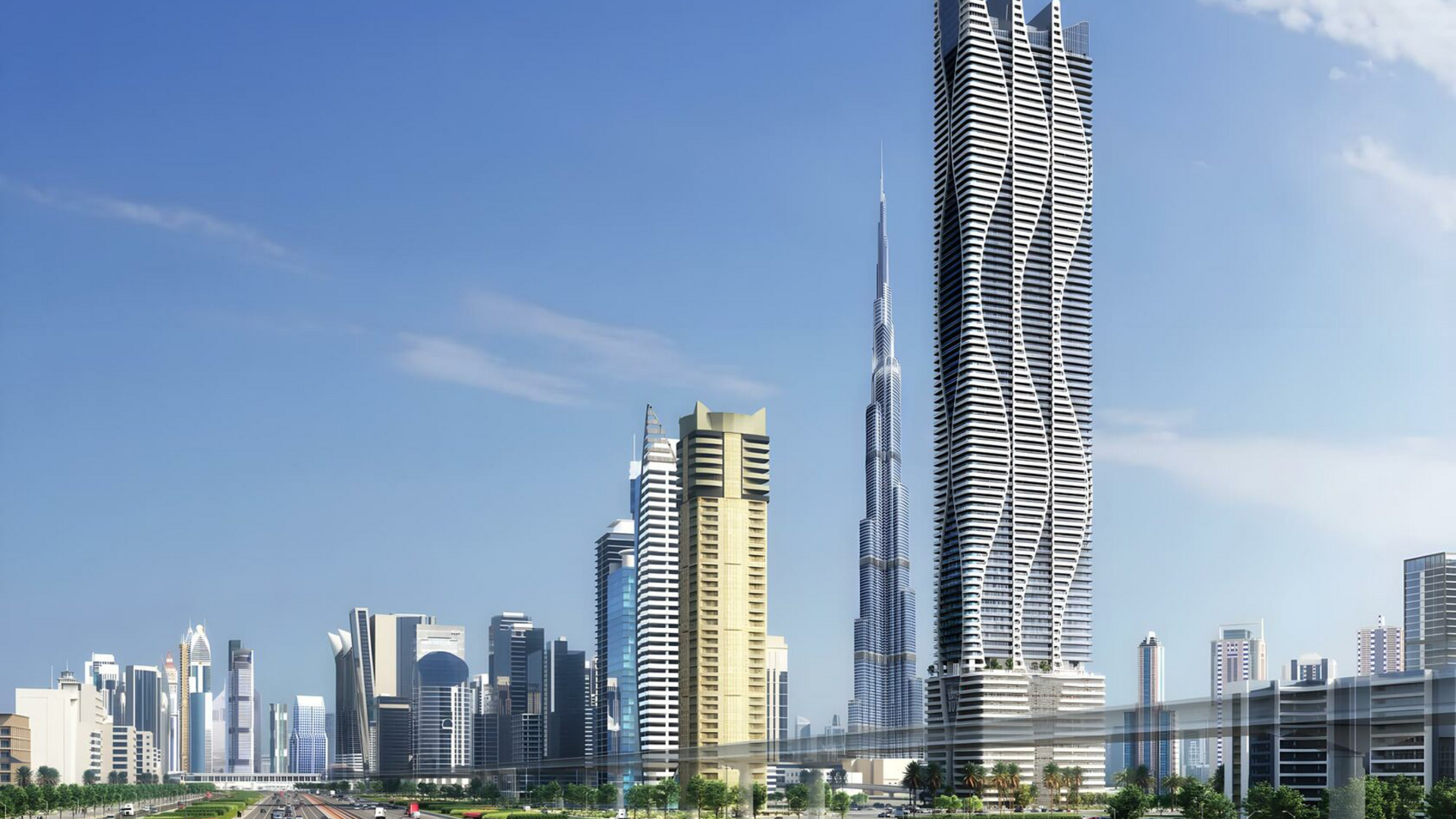 An iconic residential skyscraper in the heart of Dubai in Business Bay