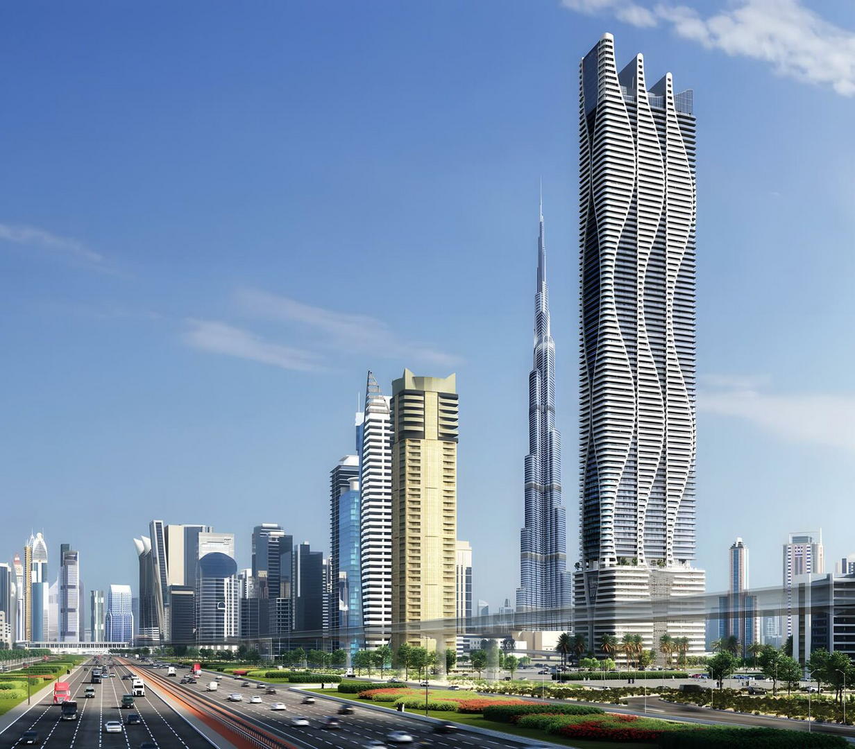 Знаменитый жилой небоскреб в самом сердце Дубая, в Бизнес Бэй