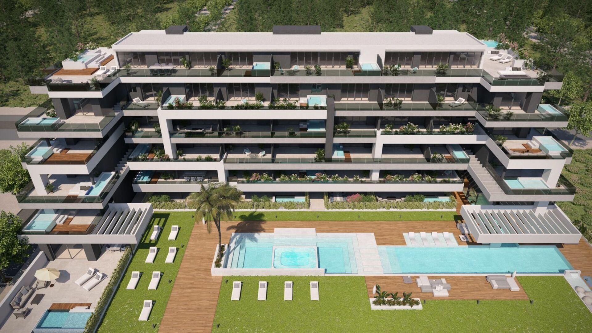 Moderní rezidenční projekt v Las Lagunas de Mijas