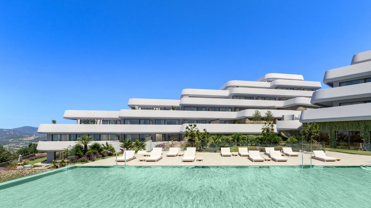 Апартаменты в тихом месте у моря и поля для гольфа.