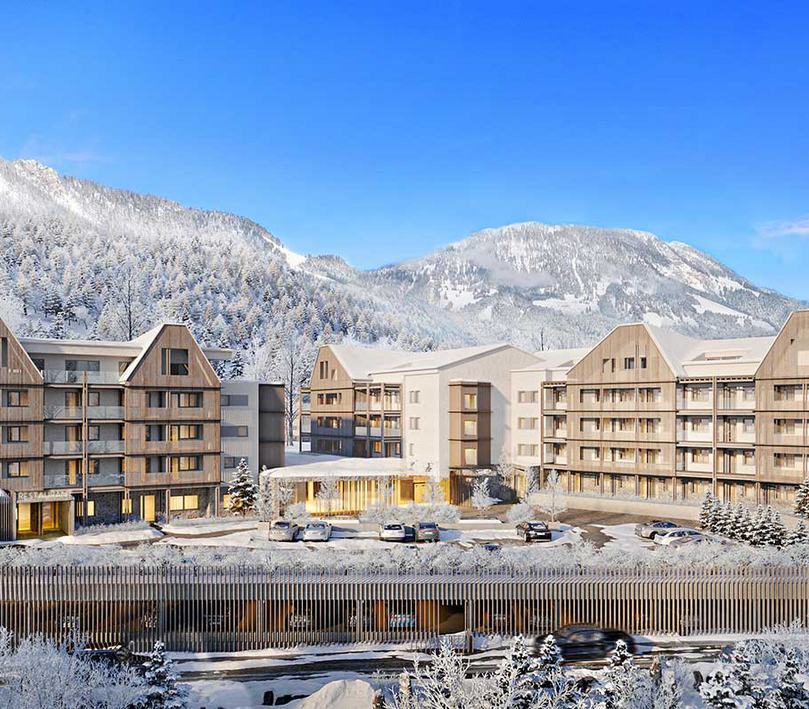 Moderní byty přímo u sjezdovky v rakouských Alpách - Tyrolsku